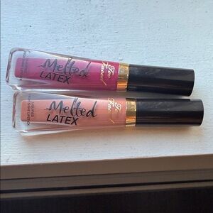 Too Faced Melted Latex Lipstick Duo - Berry and Peach